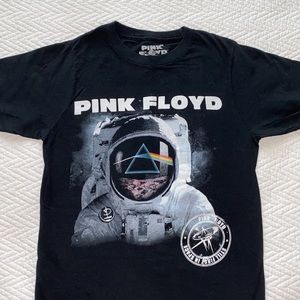 PINK FLOYD DARK SIDE OF THE MOON BLACK GRAPHIC TEE SHIRT SIZE S